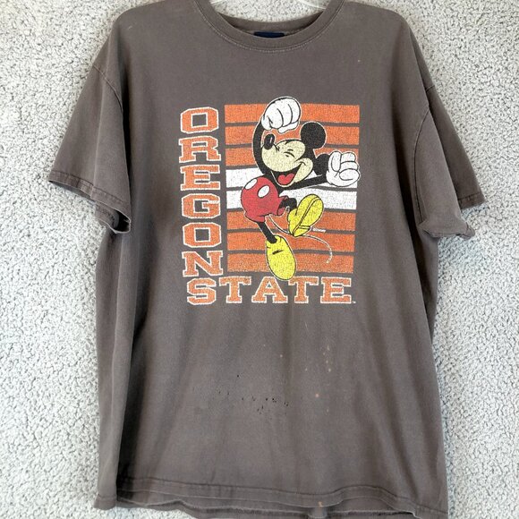 Vintage Disney Oregon State Mickey Mouse T Shirt Size Large - Picture 1 of 5